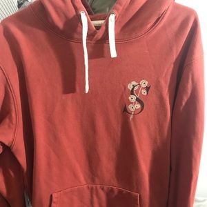 Saturday Surf NYC brick red hoodie